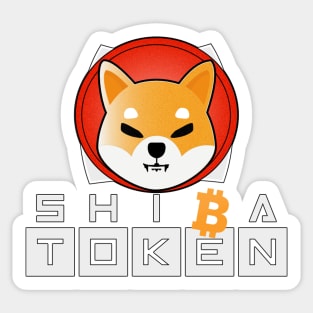 Shiba inu token coin Crypto coin Crytopcurrency Sticker